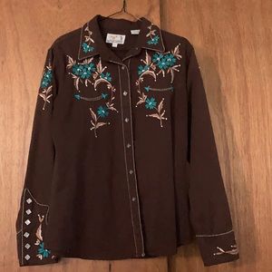 Vintage style panhandle slim shirt